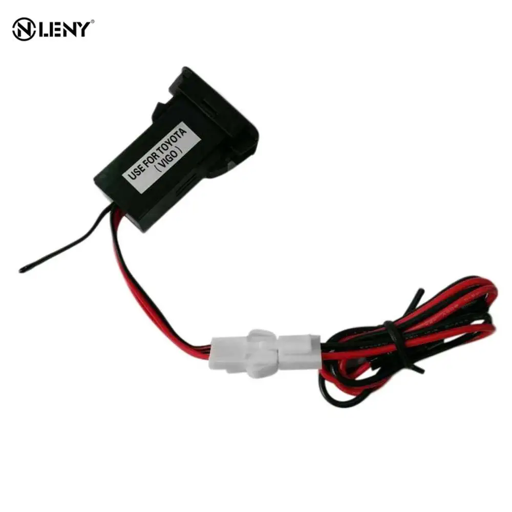 Специальный автомобильный заряд 5 в 2.1A USB интерфейс разъем зарядное устройство и USB аудио вход Разъем использовать для TOYOTA Hilux VIGO