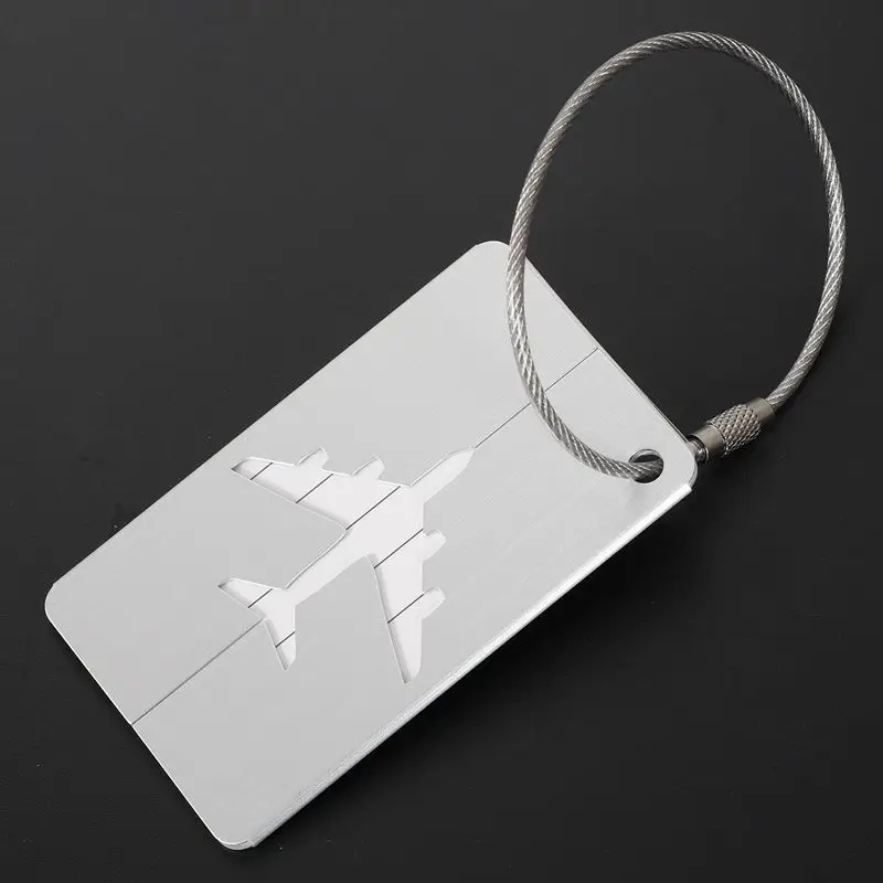 Новая алюминиевая багажная бирка для чемодана идентификационный адрес этикетки