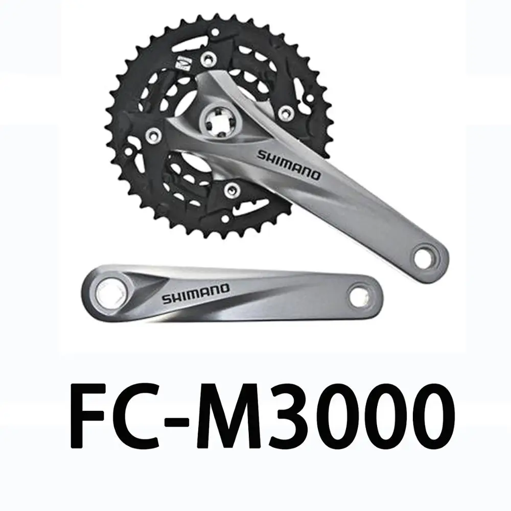 FC-M3000-170MM ACERA FC-M3000 3x9-Скорость MTB шатун для горного велосипеда 40-30-22T 170 мм HG 9-Скорость с BB-UN26 123 мм велосипед аксессуары - Цвет: FC-M3000-170MM