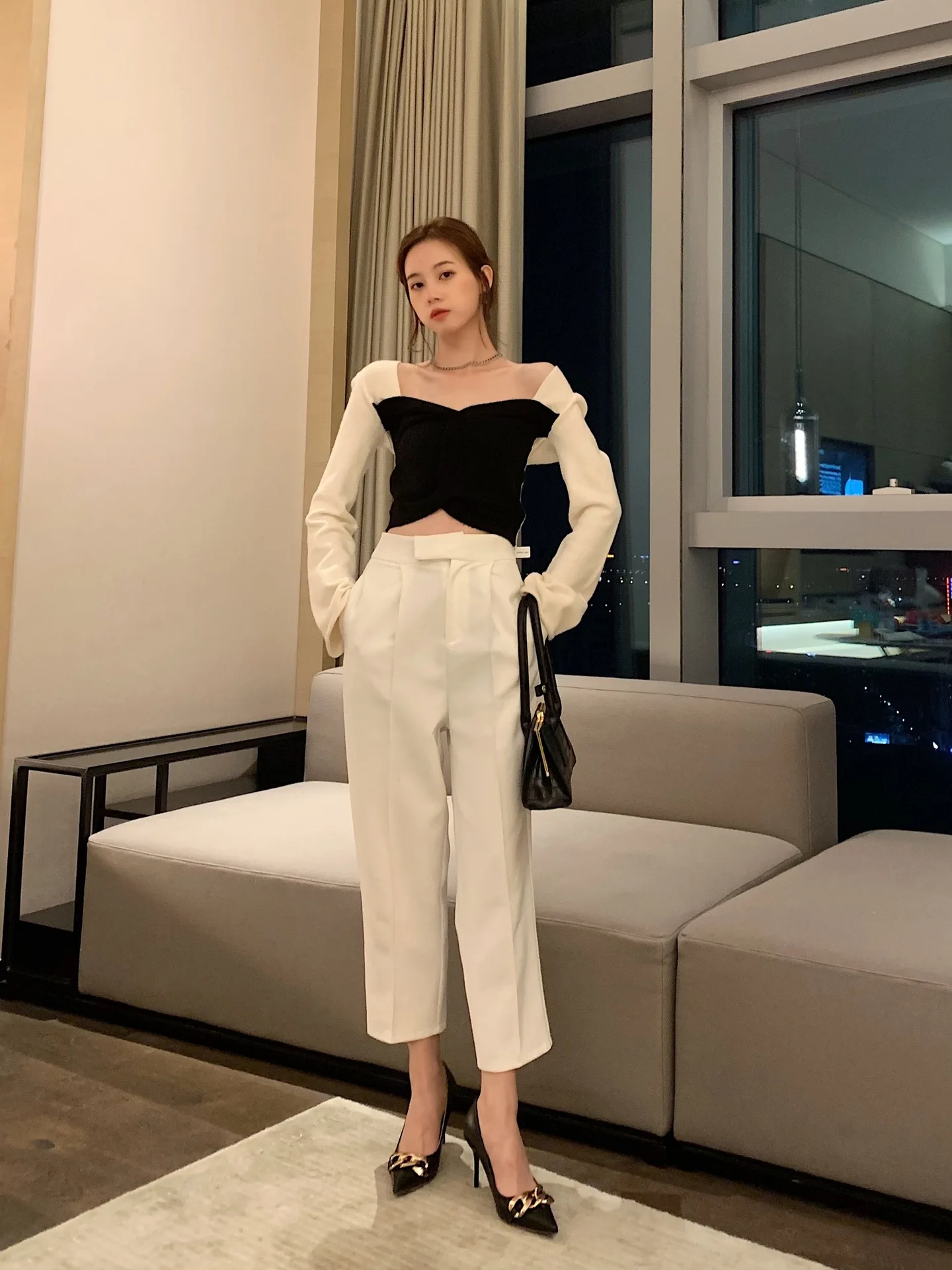 

High heeled shoes for women in early spring of 2021 new fashion simple temperament thin heeled pointed shoes for