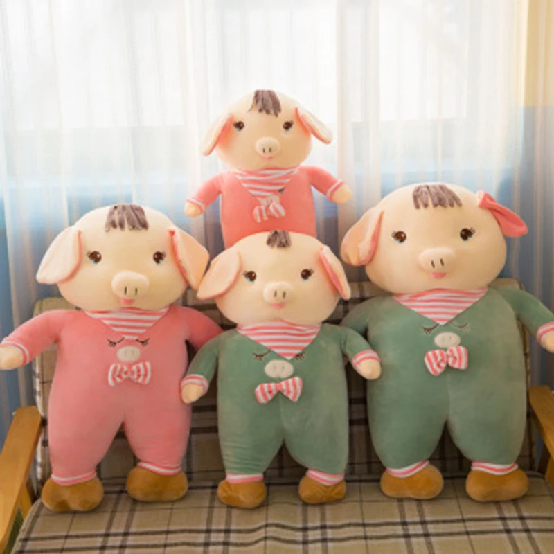 Пара поросенок очень мягкая пуховая хлопковая кукла подушка плюшевая игрушка