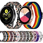 Ремешок для наручных часов Samsung Galaxy Watch 3, 41 мм, 45 мм, нейлоновый, спортивный, для Samsung galaxy watch 42, 46 мм