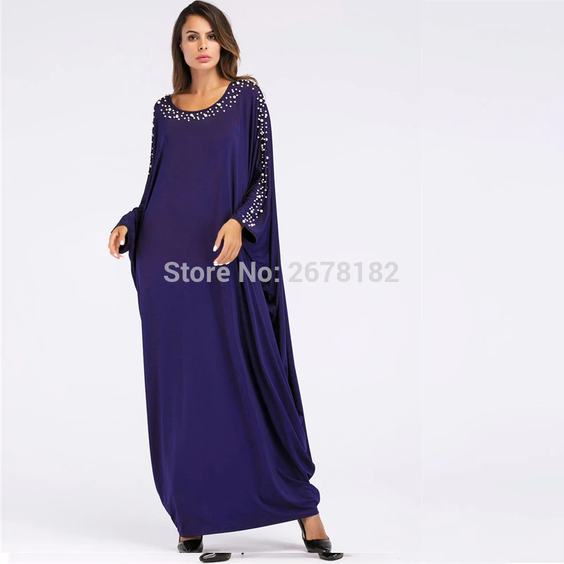 Женское платье-Кафтан размера плюс высокого качества в арабском стиле |