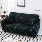 Покрывало на диван эластичное геометрическое для гостиной, эластичное секционное покрытие на углы дивана, чехол на диван, защита стула