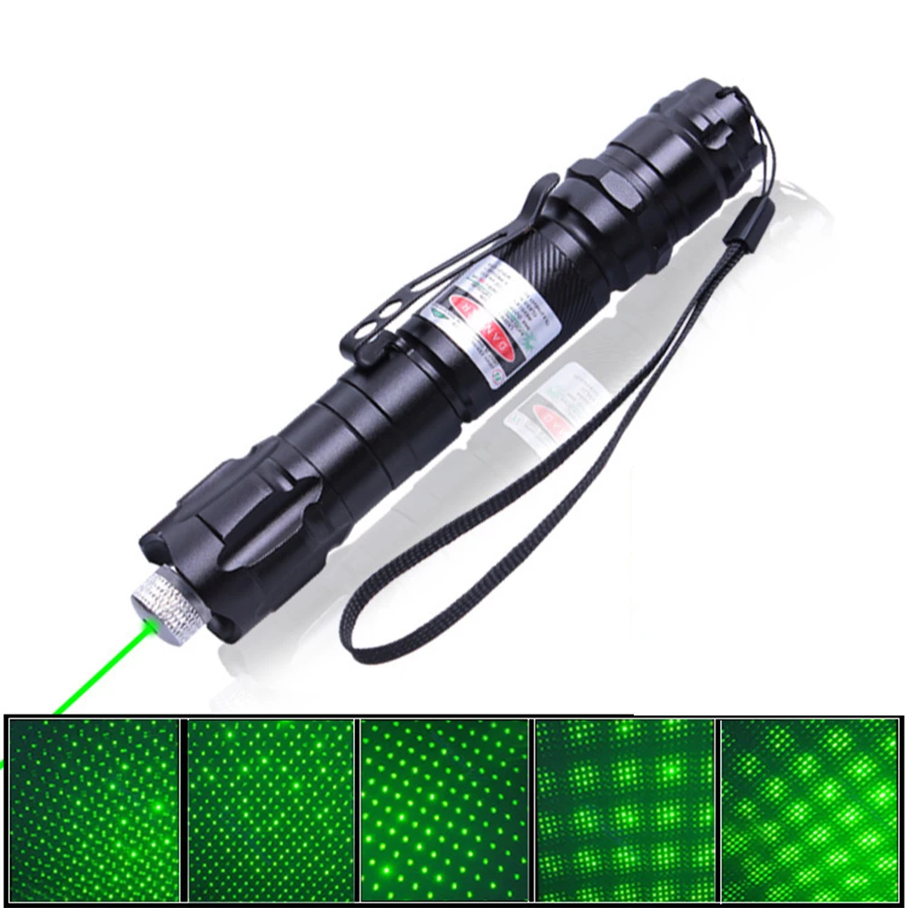 

High-Power Green Laser Pointer 5MW 532nm Red Dot Laser Pointer Laser Pointer Adjustable Focus 500 To 5000 Meters 009 Series