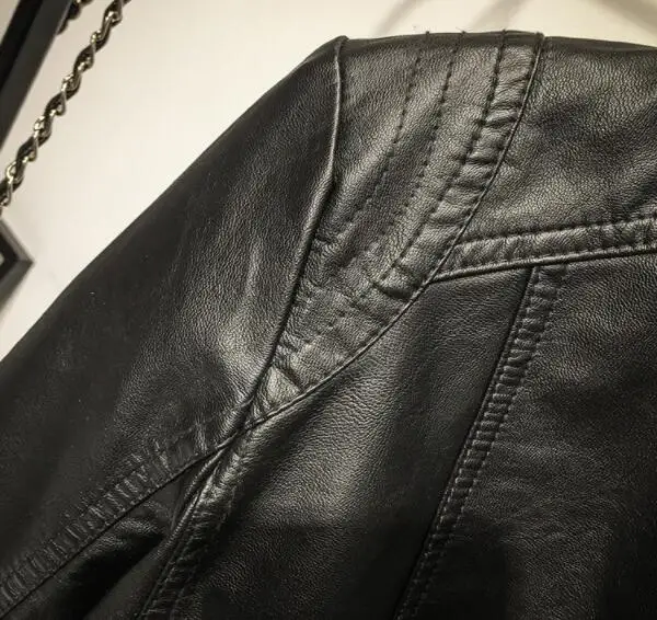 

PU Leather Jacket 2020 New Spring Autumn Motorcycle Leather Jacket Lady Bodycon Motorcycle Jacket Street Clothing