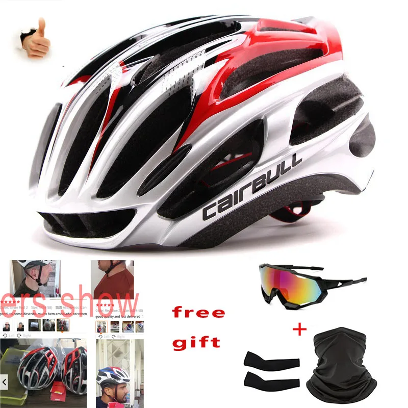 

CAIRBULL Road Bike Helmet Ultralight Bicycle Helmets Men MTB Bike Riding Cycling Integrally-molded Helmet casco bicicleta