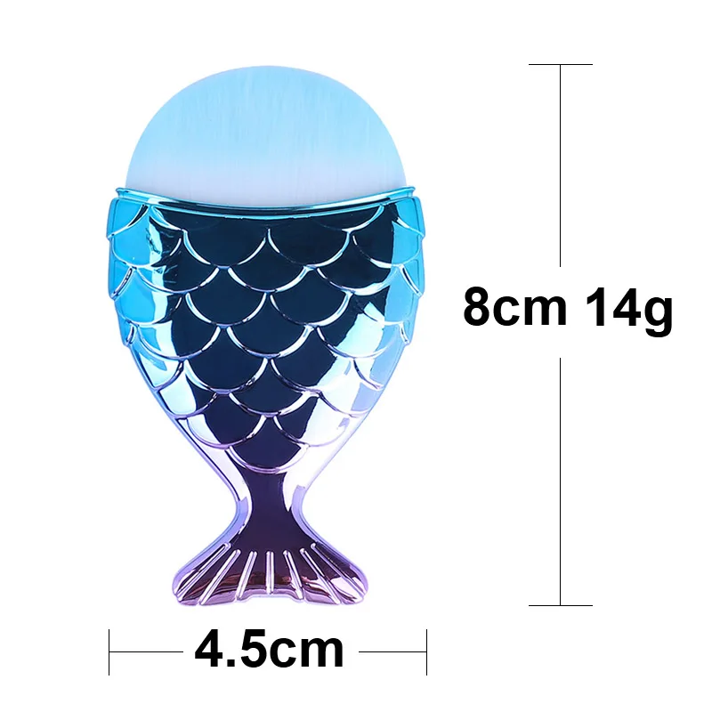 1pcs Makeup Brushes Fish Shape for Foundation Powder Blush Eyeshadow Concealer Make Up Brush Cosmetics Beauty Tools |