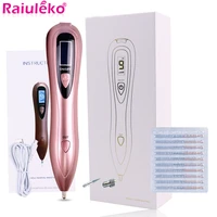 lcd laser plasma pen dark spot removal pen mole tattoo freckle wart removal pen skin tag remover for face skin beauty care tools