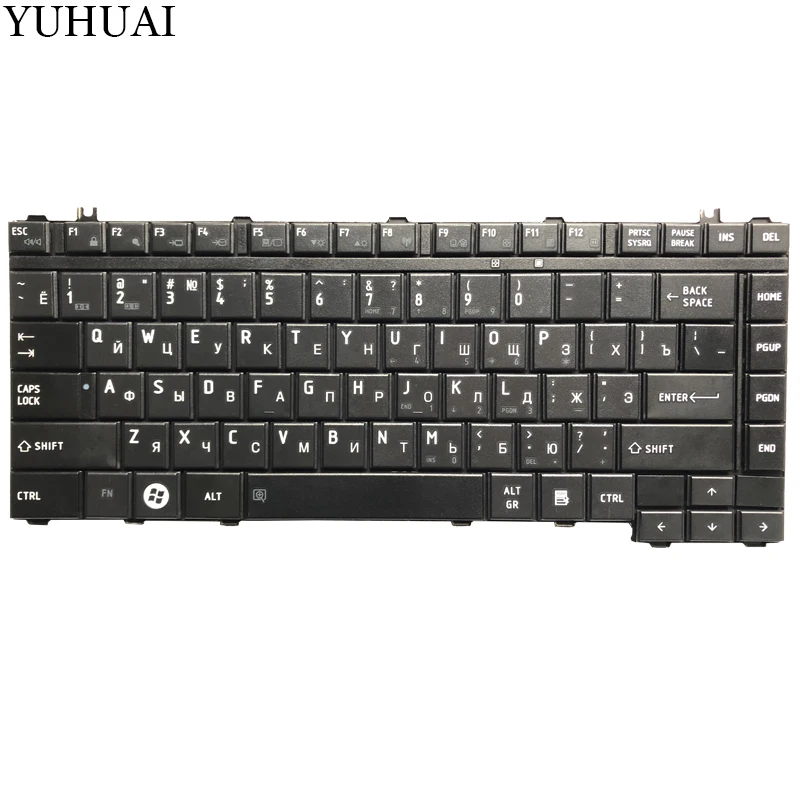 Новая русская клавиатура для ноутбука Toshiba Satellite A200 A205 A210 A215 A300 A305 A305D A350 A350D A355 M300 M200 M305 ру черный Клавиатура