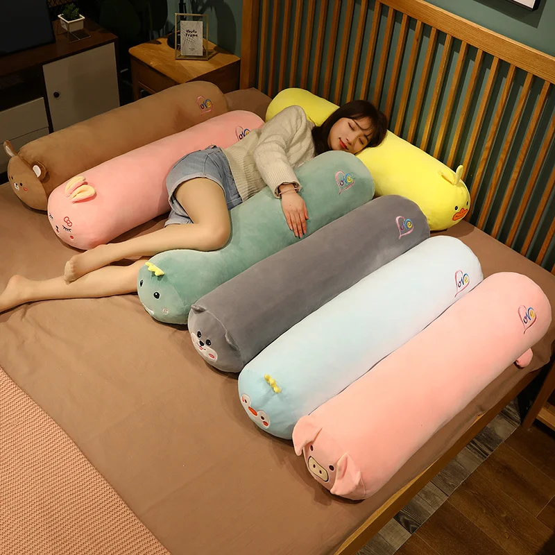 

Plush Dinosaur Penguin Dog Bear Cat Toy Doll Boyfriend Giant Long Pillow Big Huggle Cushion Stuffed Doll Girls Bolster Gifts