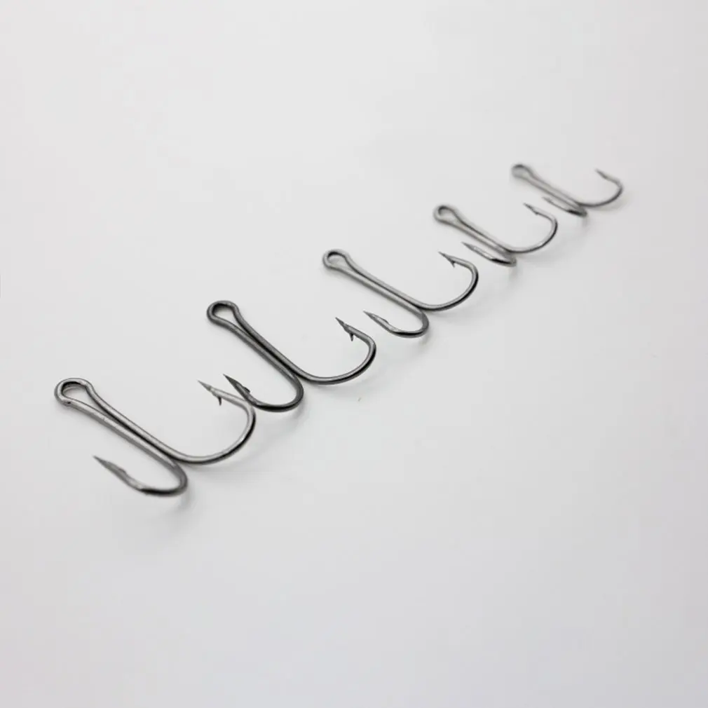 20 шт. прочные рыболовные крючки из углеродистой стали для ловли нахлыстом