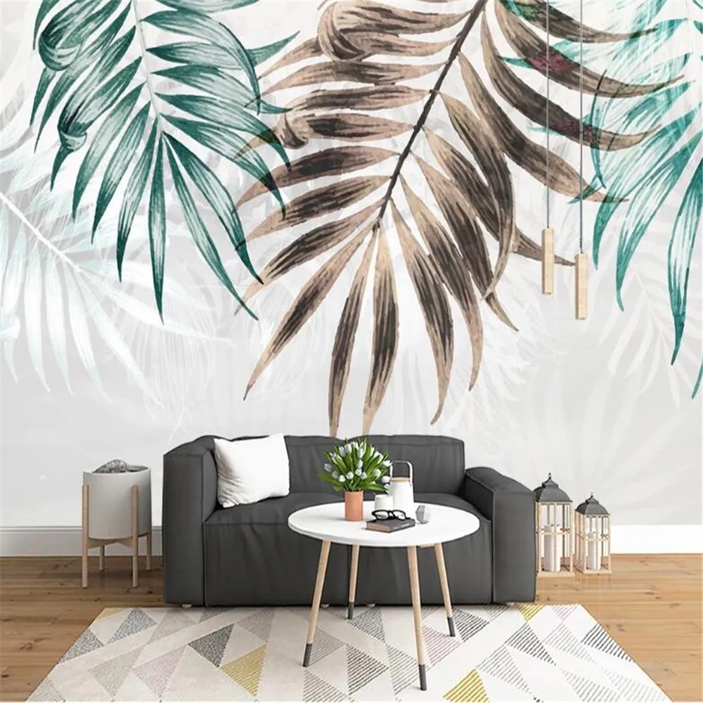 Флизелиновые обои Milofi современные минималистичные ручная роспись свежие