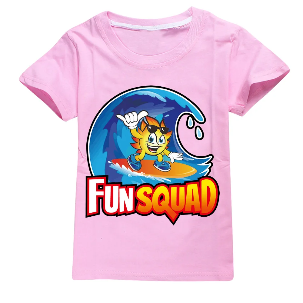 Детские летние новые футболки для мальчиков с забавным принтом игровых команд