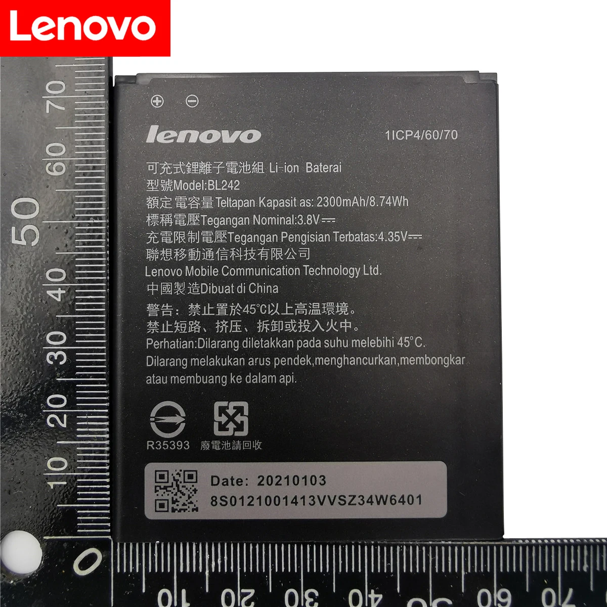 original lenovo a6010 battery high quality 2300mah bl242 back up battery replacement for lenovo a6010 plus mobile phone battery free global shipping