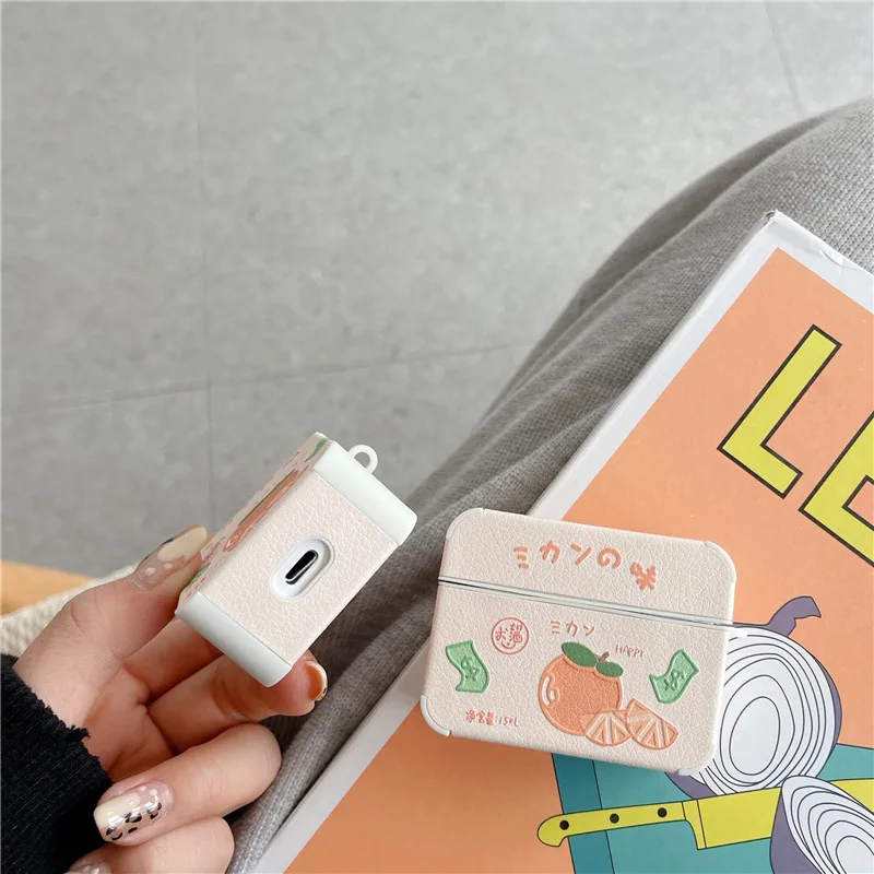 

Cute Peach Soft Capa For Apple Airpods 3 2 1 Case Funny Earphone Charging Box Cover For Air pods Pro IMD Headphone Cases Funda
