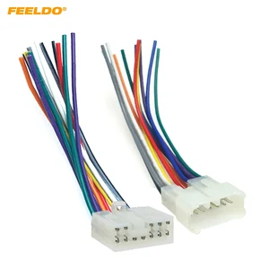 FEELDO автомобильный Радио 12pin Штекерный и гнездовой разъем проводки для Suzuki Wagon R аудио DVDCD плеер Жгут Проводов адаптер # HQ6446