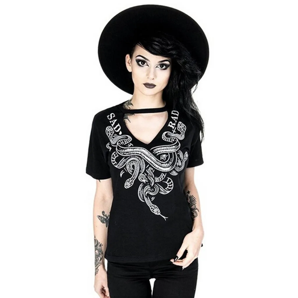 Women Hoodies Sweatshirt Hoody Casual Fashion Hoodie Letter Print Loose Long Sleeve Gothic Dark Style Tops Kawaii Sweatshirts