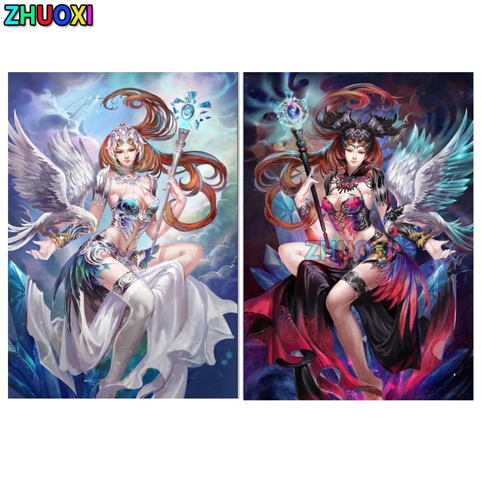 

Anime Angel diamond painting,full,square,round diamond embroidery ,mosaic diamond diy handwork puzzle diamant painting