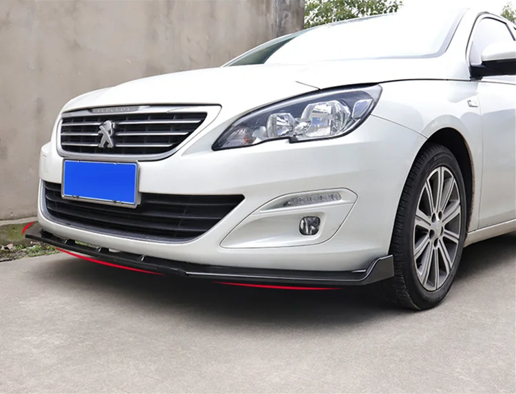 Задний спойлер для Peugeot 408 задний заднего бампера 2018 ABS 2015 408|Обвесы| |