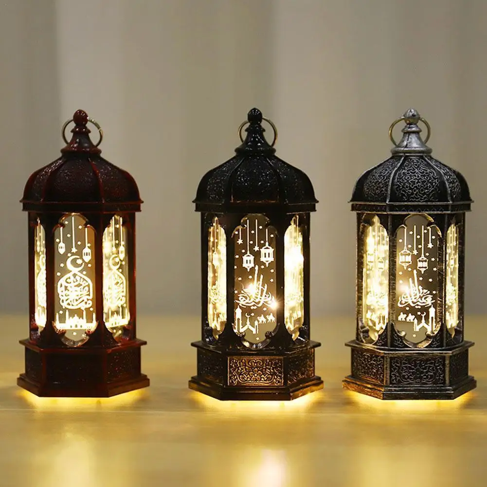 

LED Ramadan Lights Muslim Lantern Lights Decoration Party Ornaments Ramadan Wind Night Lights Lighting Ramadan Kareem Gifts