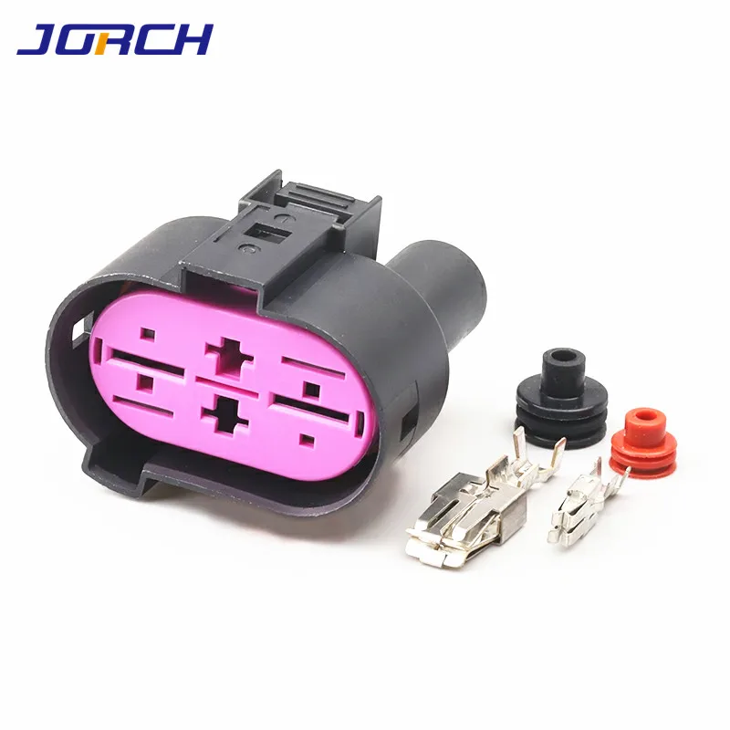 4-контактный автомобильный разъем гибридная серия штекер 1J0906234 и женский корпус