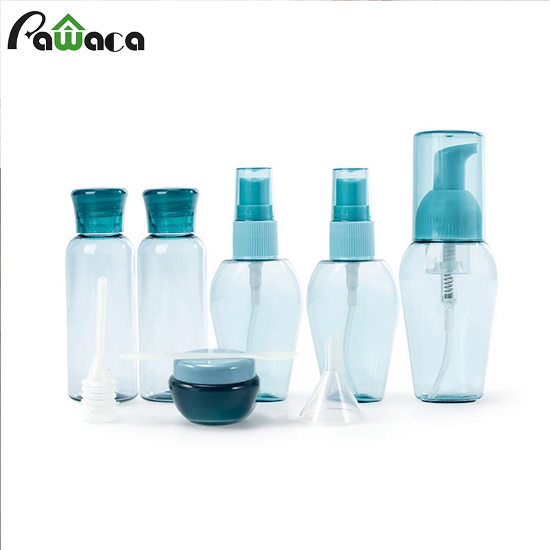 9 шт./компл. путешествия косметический пустой банка для пищевых продуктов макияжа