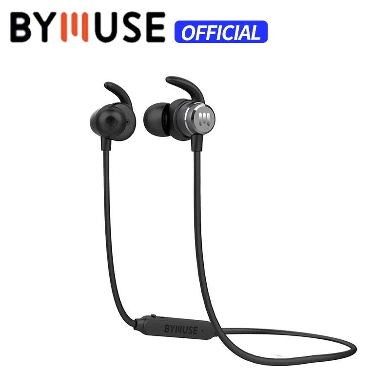 BYMUSE FLO Спорт бас наушники вкладыши TWS беспроводные Bluetooth руки свободными TB5.0 с Мик