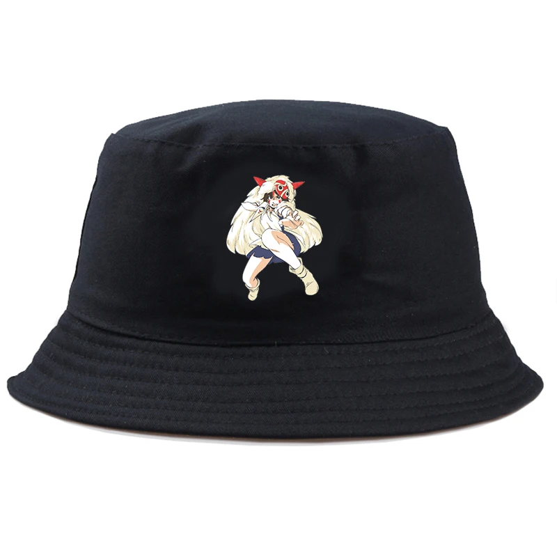 Панама для мальчиков и девочек однотонная в стиле Харадзюку с принтом |