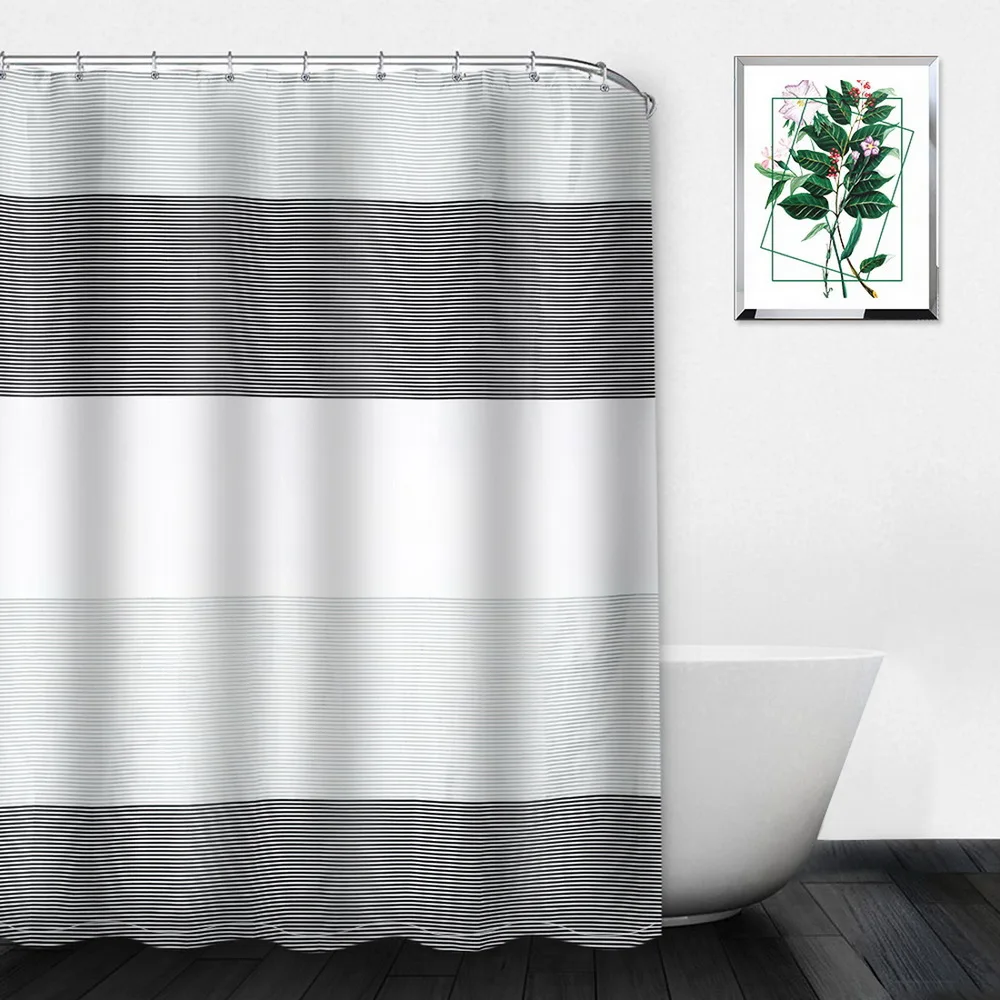 180 см * полосатая ванная душевая занавеска из полиэстеровой ткани для душа s Ванна