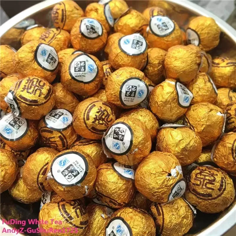 

7A High Quality China Long''zhu Small Tea Balls White''-Tea Pot Green Food For Beauty Lose Weight Health Care 250g