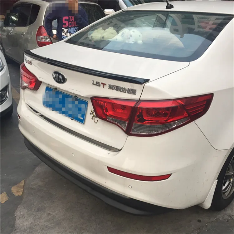 Спойлер для KIA K2 2011 2015 высококачественный задний спойлер из АБС пластика