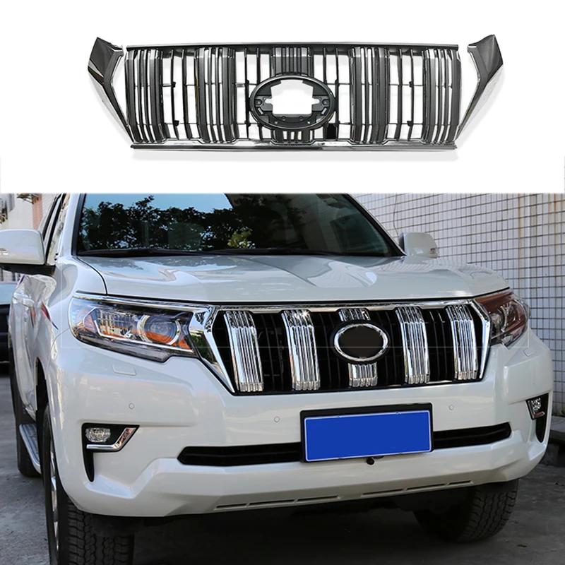 Модифицированный для Prado Передняя решетка Land Cruiser 150 LC150 J150 2018 2019 2020 передний