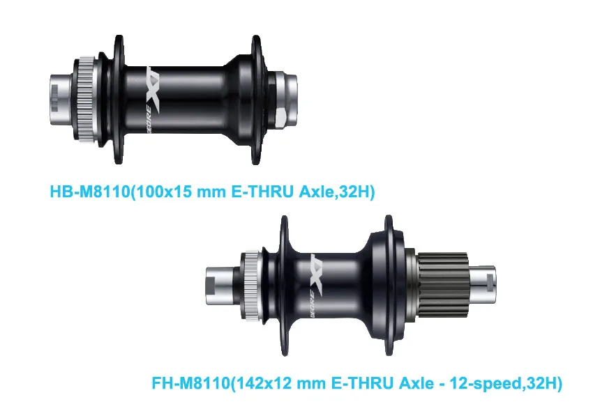 

DEORE XT M8100 Seri - HB-M8110&FH-M8110Rear FREEHUB - MICRO SPLINE - CENTER LOCK - Disc Brake - 142x12 mm E-THRU Axle - 12-speed