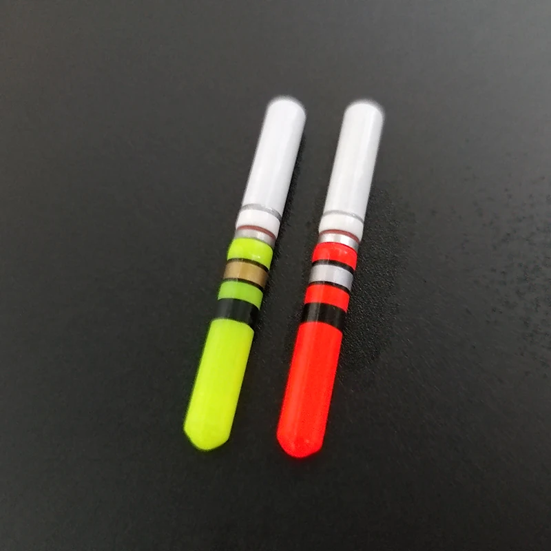10pcs Light Sticks Green / Red Work with CR322 Battery LED Lamp Lightstick Luminous Night Fishing Tackle Accessory B514