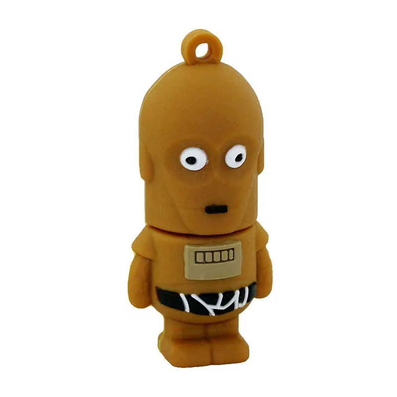 Флешка USB 64GB Флешка в форме героя мультика Звездные войны Дарт Вейдер 128GB 32GB 16GB 8GB4GB Флешка USB флеш-накопитель