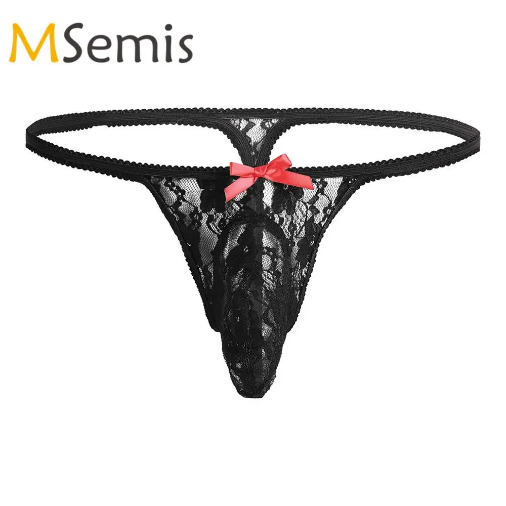 Гей Купальники Нижнее белье Мужские g стринги бикини трусы Прозрачный купальник