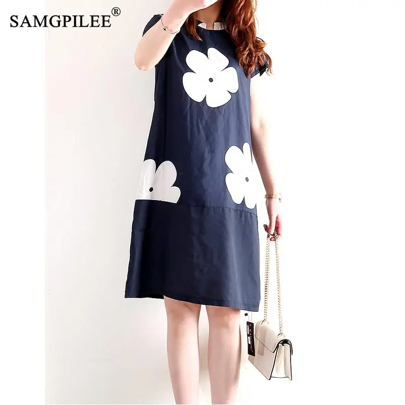 Женское летнее платье повседневное ТРАПЕЦИЕВИДНОЕ короткое с принтом модель 2020