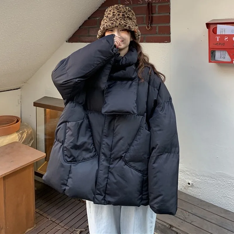 Пуховик женский зимний на белом утином пуху (90%) F214