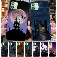 Black crow night castle Phone Case For iPhone Case For iPhone Pro Max MAX Plus Case