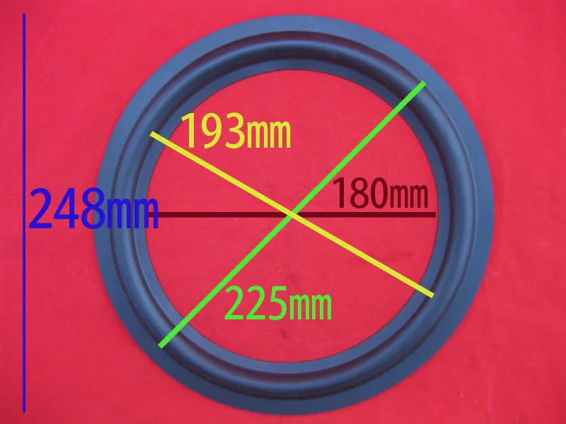 20 шт спикер ремонтируемые аксессуары/10 дюймов резиновый край объемного звучания