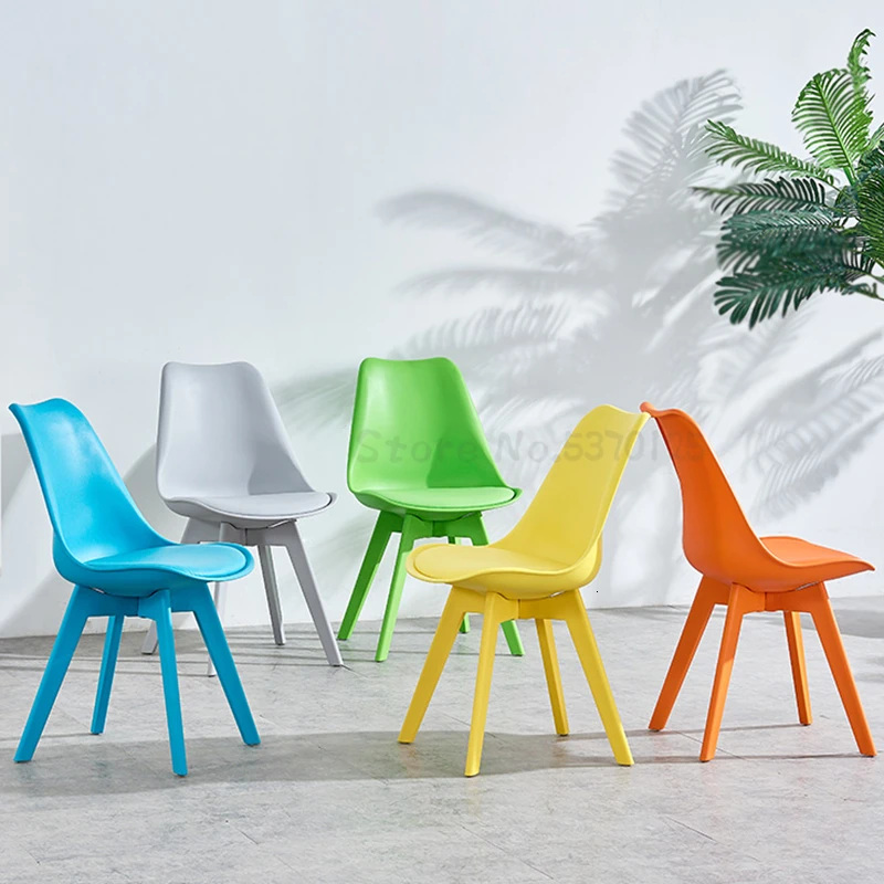 Твердый деревянный современный простой ткань ресторанный стул домашняя скамья