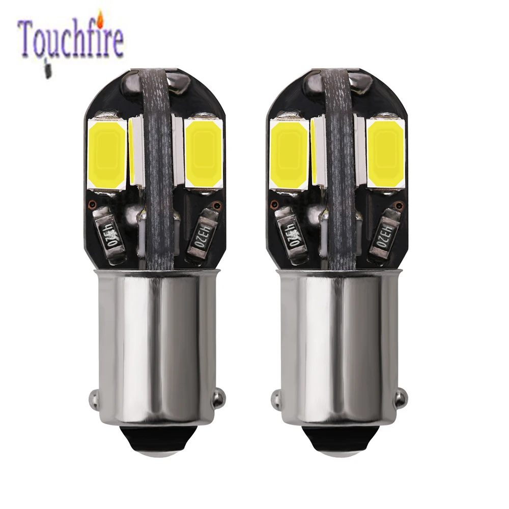 100 шт./лот BA9S T4W 12 В для 5730-8smd купол чтения интерьера h6w h21w bay9s baus пластинчатые огни