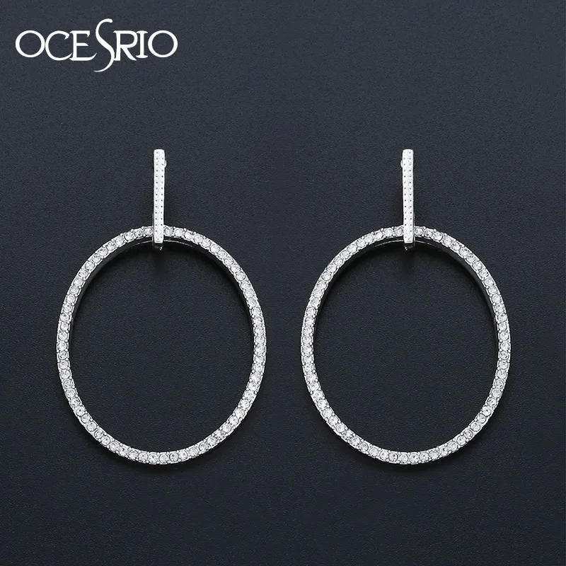 Большие круглые серьги-кольца для женщин серьги европейского бренда готические