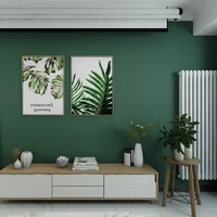 american dark green wallpaper nordic style tv background wallpaper solid color bedroom clothing shop barber shop
