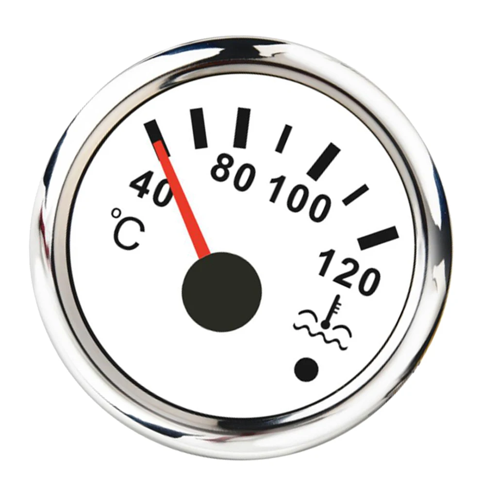 Автомобильный датчик температуры воды 2 дюйма 52 мм измеритель светодиодный