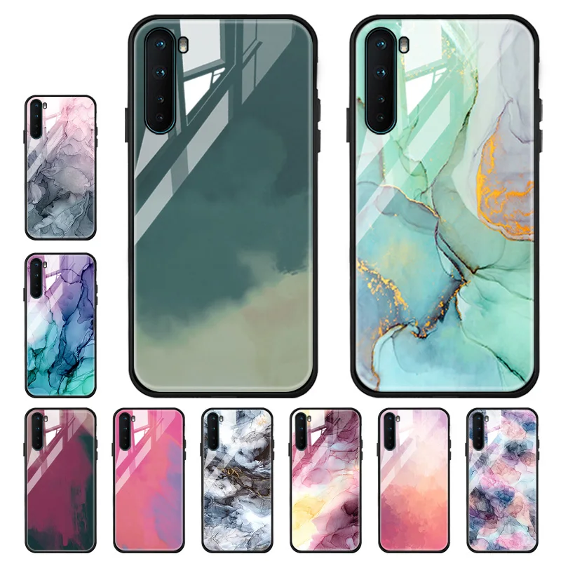 

Marble Texture Case For Oneplus 9 Pro Cases Tempered Glass Hard Back Cover For Oneplus 7 8 7T 7 T Pro 8T 6T Nord N10 Cover Capas