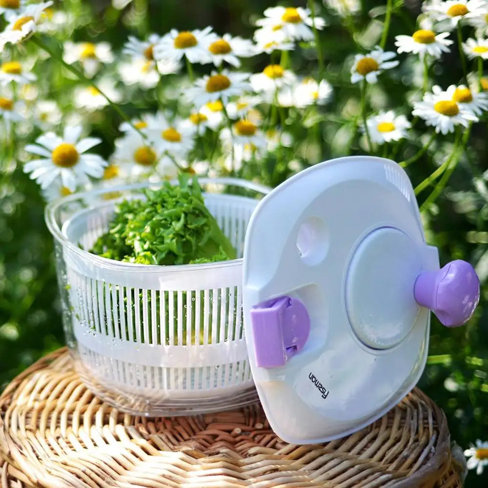 

Salad Spinner Jumbo Salad Bowl Kitchen Tools for vegatable Mixer Gadgets Food Salad Dry