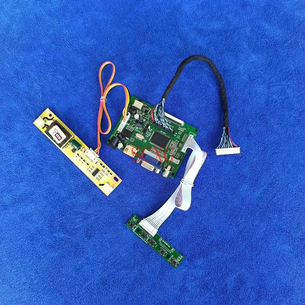

1280*800 AV, VGA, HDMI-Совместимость ЖК-дисплей контроллер привод доска подходит TX39D80VC1GAA/LQ154K1LA5E/QD15TL08 комплект 2 с холодным катодом (CCFL) 30-контактный LVDS ...