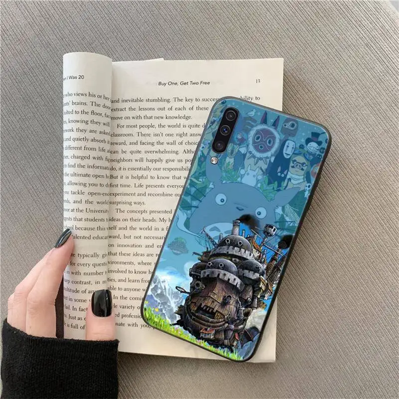 

Anime Howl's Howls Moving Castle Phone Case For Samsung galaxy S 9 10 20 A 10 21 30 31 40 50 51 71 s note 20 j 4 2018 plus